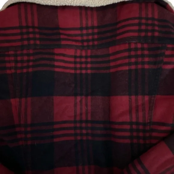 Signature by Levi Strauss  Sherpa Plaid Truck Driver Jacket Men’s Size XXL - Picture 7 of 9